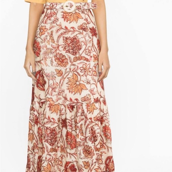 Zimmermann Vitali floral ruffle hem skirt - EUC - size 1 (US 2-4) - Picture 2 of 4